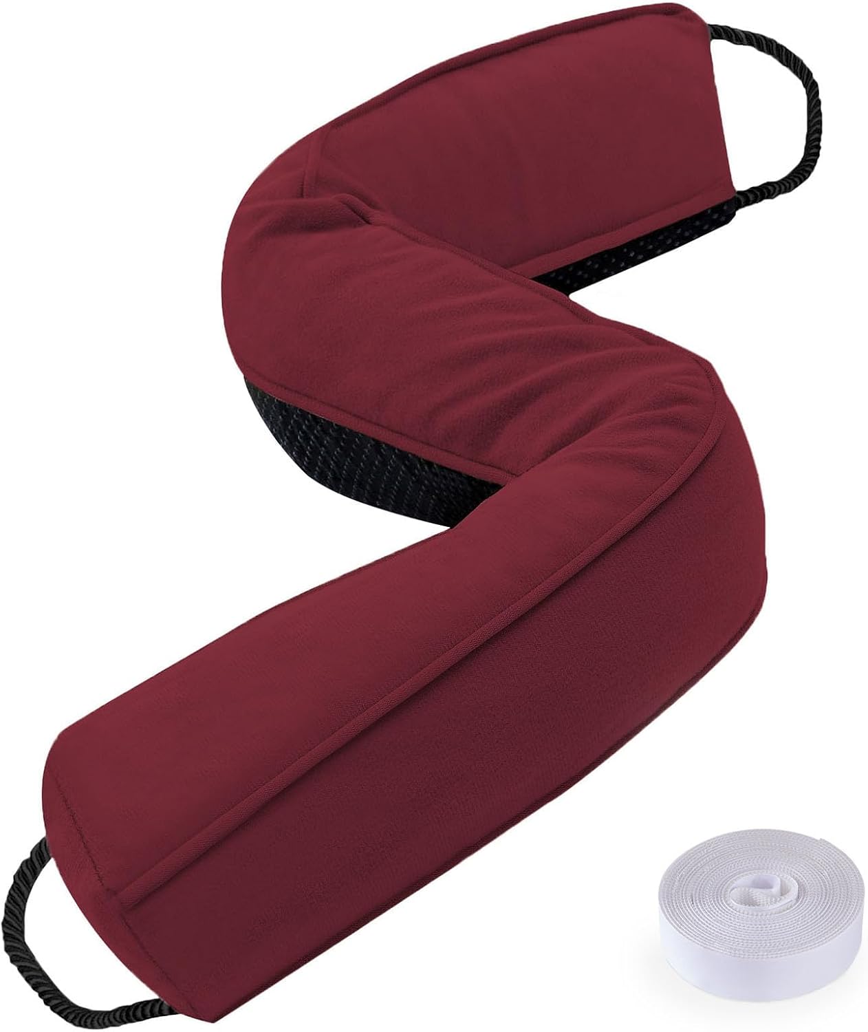 Door Draft Stopper, Removable Washable Cover, 38", Gray | Weighted Gap Filler, Blocks Hot and Cold Air, All-Season Seal, Easy Install, Noise & Wind Blocker, Home Essentials