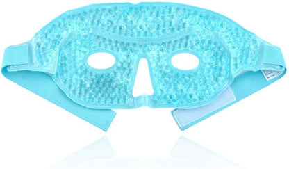 Ice Face Eye Mask for Woman Man,Hot or Cold Gel Face Ice Mask Reusable