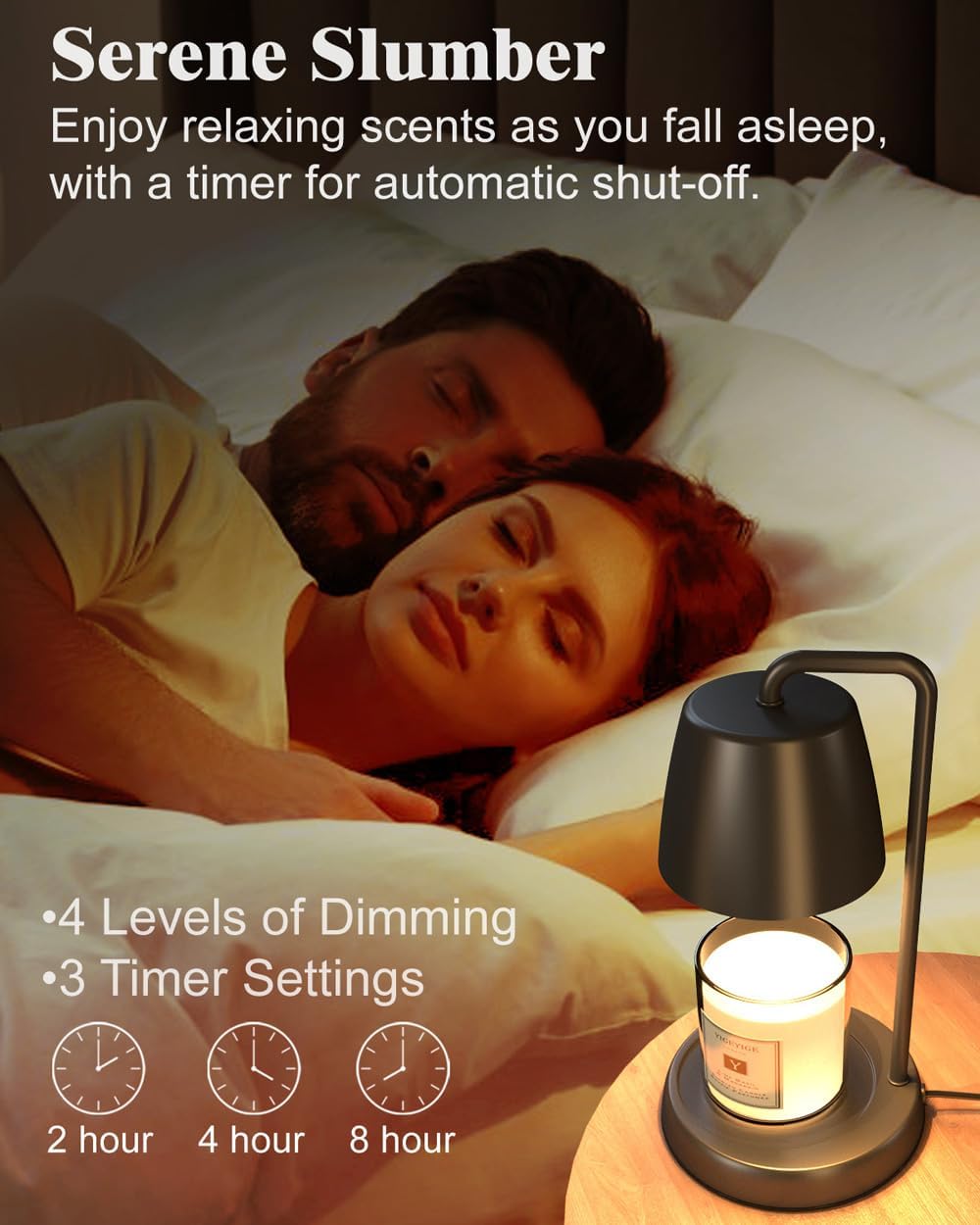 White Candle Warmer Lamp