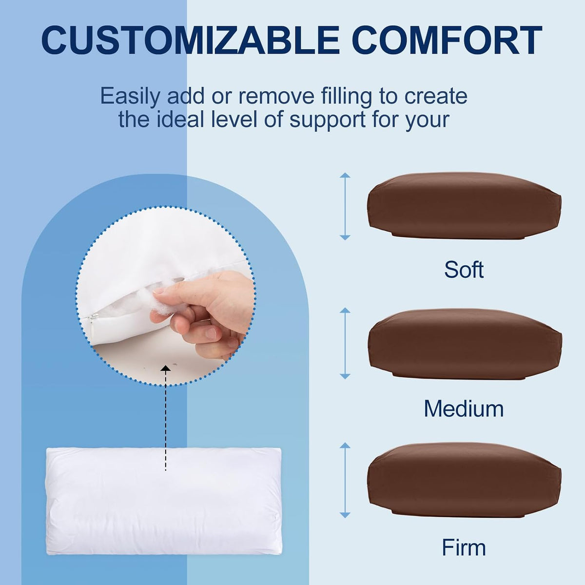 Recliner Pillow, Adjustable Neck & Head Support Pillow