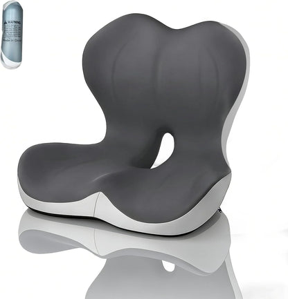 Memory Foma Car Seat Cushion Reducing Sciatica Pressure, Truck Driver Long Sitting Hemorrhoid Pillow, Thick Ergonomic Non Slip Wheelchair Cushions, Comfort Office Home Chair Back Cushion