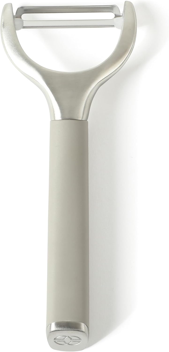 Calphalon Edge Stainless Steel Y Vegetable Peeler w/Thermoplastic Rubber Handle - Navy Blue