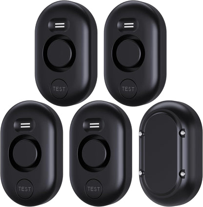 5 Pack Water Leak Detectors for Home, 100dB Water Sensor Alarm for Basement | Flood Leakage Detection Devices for Pipe/Drain/Sink/Faucet Drip Alert,Floor Flooding in Bathroom/Kitchen/Toilet/Laundry Room
