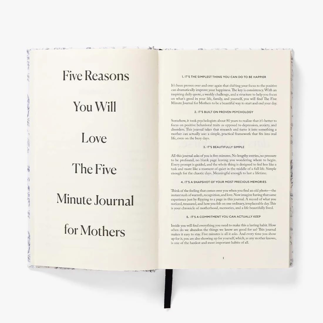 Intelligent Change The Five Minute Journal - Original Daily Gratitude Journal for Women & Men - Mindfulness, Happiness & Daily Reflection - Undated Planner - Affirmation Journal - Gifts for Women