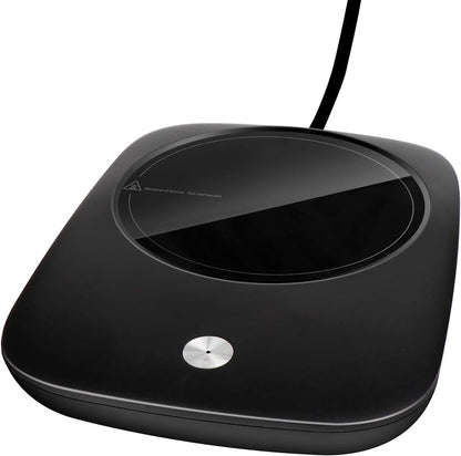 Misby Mug Warmer for Desk Use, Auto Shut Off, Gravity-Induction Warmer for Coffee Lovers - Christmas/Birthday Gift (Deep Black)