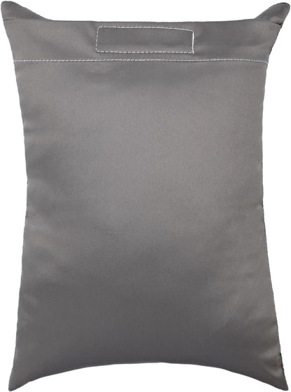 Small Neck Pillow for Recliner Chair Neck Support Pillows Pain Relief Plump Adjustable Filling Nap Airplane Sleeping Little Cushion Minky Dot Dark Gray