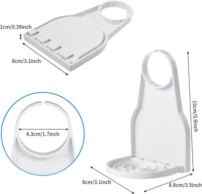 2 Pack Laundry Detergent Holder with Drip Catcher Tray | Laundry Soap Dispenser, Laundry Room Organization and Storage