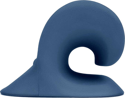 RESTCLOUD Neck and Shoulder Relaxer, Cervical Traction Device for TMJ Pain Relief and Cervical Spine Alignment, Chiropractic Pillow, Neck Stretcher (Dark Blue)