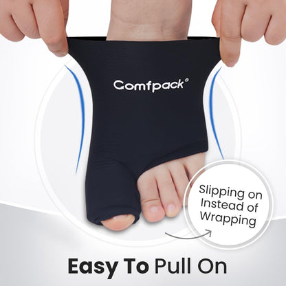 Comfpack Foot Ice Pack Toe Wrap for Bunion, Gout, Plantar Fasciitis Relief