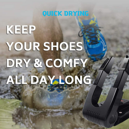 DR.PREPARE Boot Dryer Shoe Dryer Ozone, Glove Dryer & Boot Warmer with Heat Blower for Gloves, Hats, Socks, Ski Boots (Ozone)