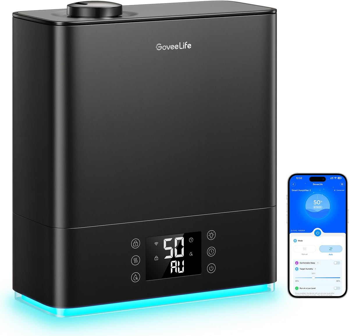 GoveeLife Smart Humidifiers for Bedroom Large Room, 6L Top Fill Humidifier
