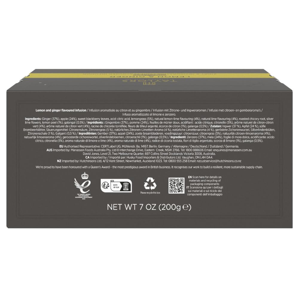 Taylors of Harrogate Blackberry & Raspberry Tea Bags, (Pack of 1)