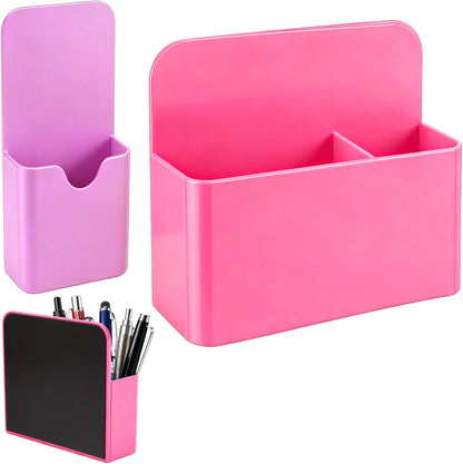 Magnetic Pen Holder, 2 Pack Magnetic Dry Erase Marker Holder, Black Strong Magnetic Marker Holder Pen Pencil Organizer for Whiteboard, Refrigerator, Office, Locker Accessories, Classroom Must Haves