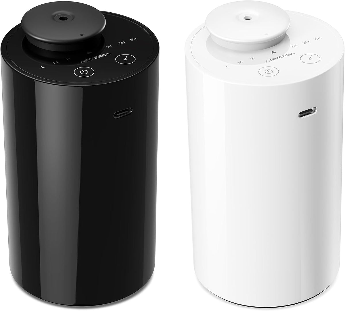 Airversa AN6 Waterless Diffuser for Essential Oil for Home, Room, Black