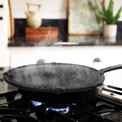 Silicone Splatter Screen for Frying Pan,Grease Splatter Guard,Heat-Resistant Splatter Guards for Cooking,Dishwasher Safe (9.8", 11.4", 13")