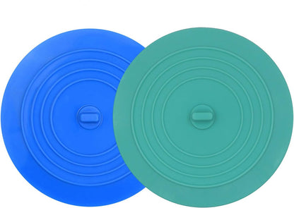 Shower Drain Hair Catcher Tub Stopper, V-TOP Drain Cover for Shower to Catcher Hair, Silicone Bathtub Drain Plug Suit for Bathroom Kitchen and Laundry, 4 Pack