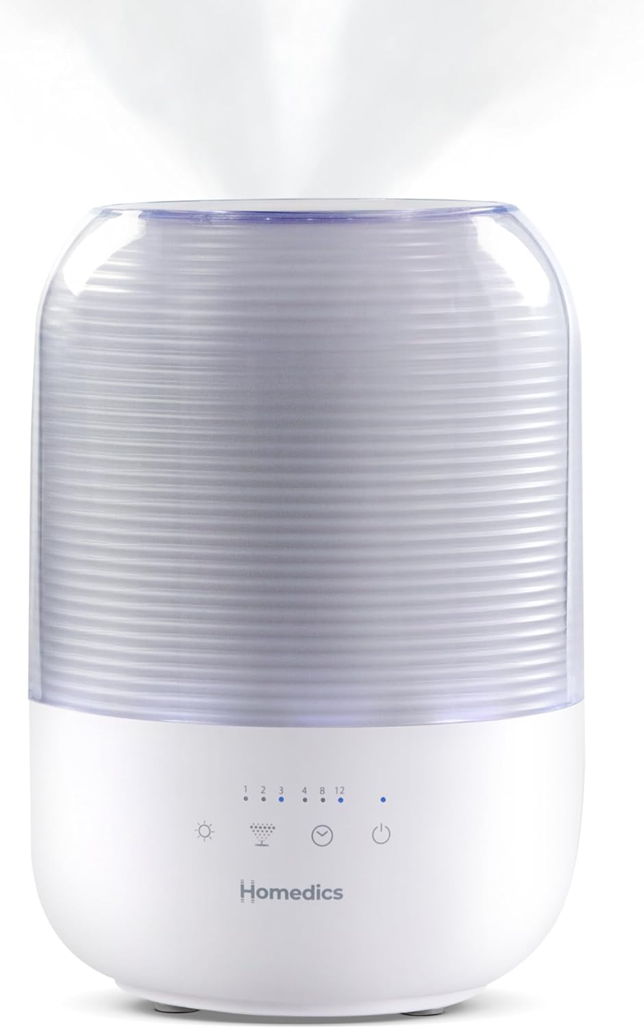 Homedics Ultrasonic Cool Mist Humidifier, Top-Fill 3L Water Tank
