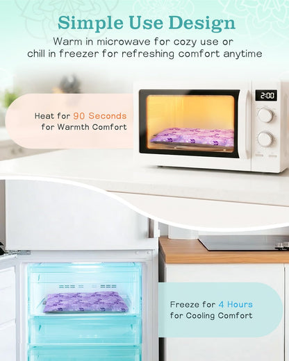 Hihealer Microwave Heating Pad for Neck & Shoulders, Microwavable Heat Pack