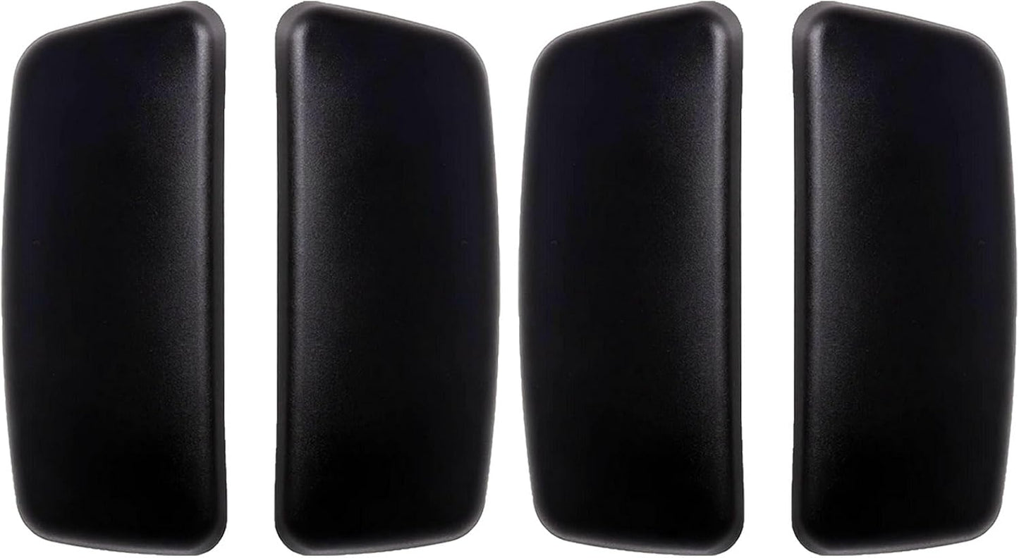 Chair Armrest Replacement, Arm Pad Caps Replacement for Haworth Zody Office Chair 1 Pair (Black)