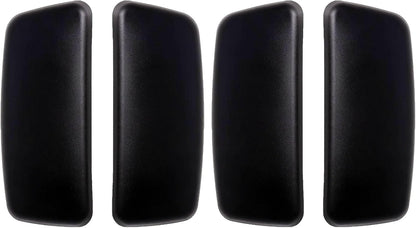 Chair Armrest Replacement, Arm Pad Caps Replacement for Haworth Zody Office Chair 1 Pair (Black)