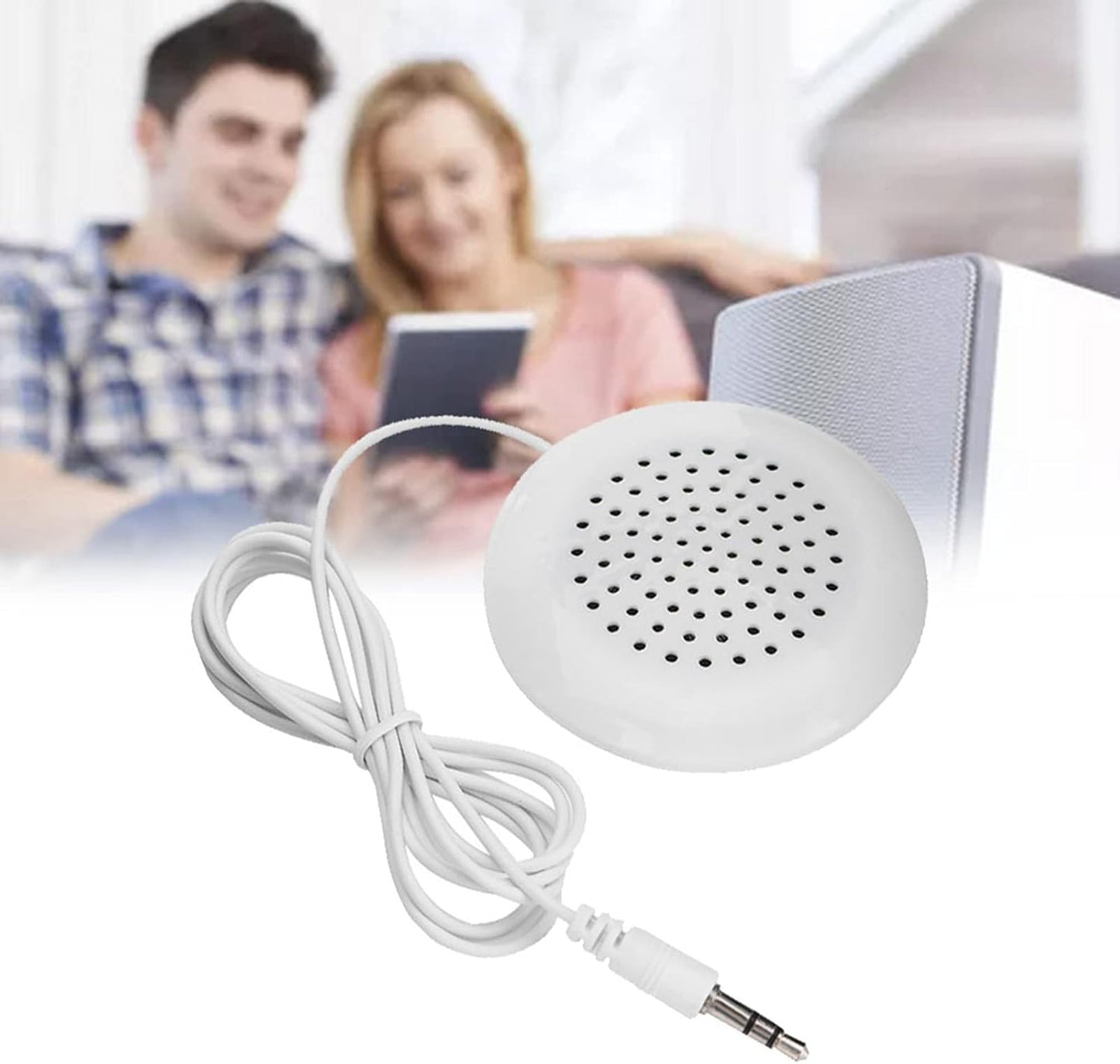 Mini Stereo Pillow Speaker for MP3 Phone CD Player, True HD Sound, Easy to Carry, Compatible with Almost All Audio Devices
