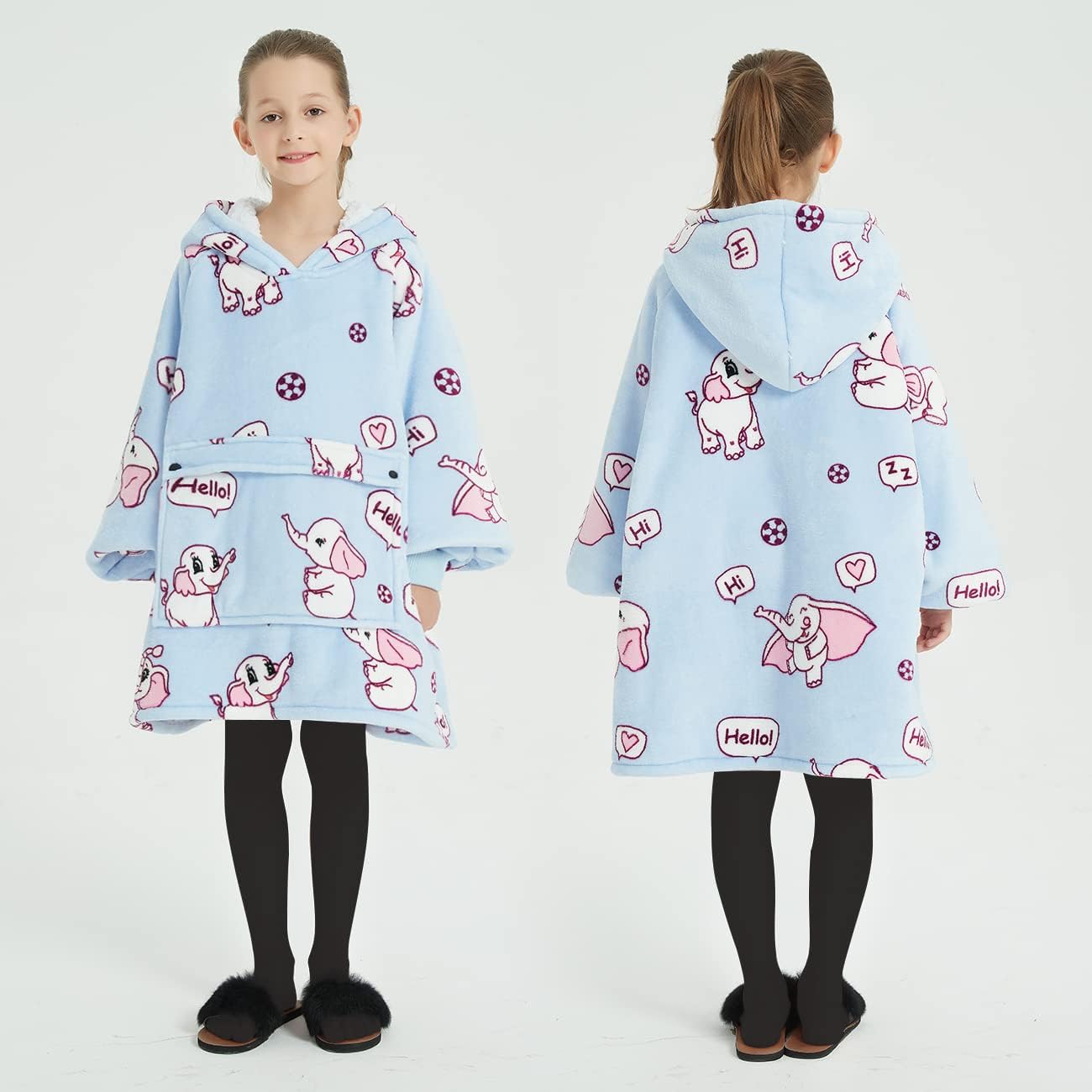 Wearable Blanket Hoodie for Adults With Pocket Strawberry Hoodie | Sherpa, Fuzzy Blanket Hoodie, Oversized Sweatshirt Blanket, Kangaroo Pouch, Cute Birthday Gifts for Sister, Cute Stuff