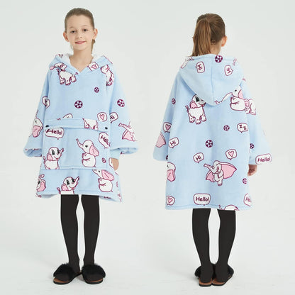 Wearable Blanket Hoodie for Adults With Pocket Strawberry Hoodie | Sherpa, Fuzzy Blanket Hoodie, Oversized Sweatshirt Blanket, Kangaroo Pouch, Cute Birthday Gifts for Sister, Cute Stuff