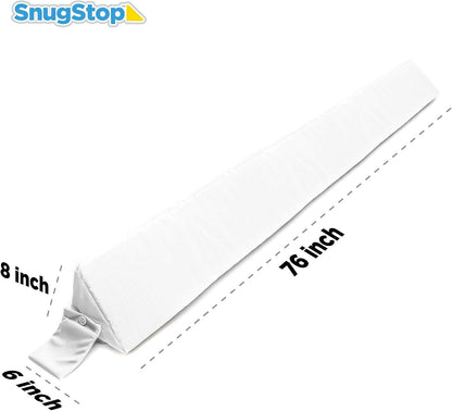 SnugStop The Original Bed Wedge | Gap Filler Between Your Headboard and Mattress | Triangle Pillow Wedge | Bed Filler Wedge | Gap Headboard Filler | Gap Bed Stoppers | Don't Lose Your Pillow(King)