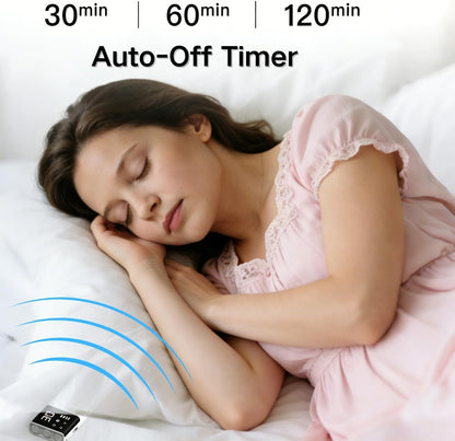 Pillow Speaker for Sleeping - Bone Conduction Under Pillow Speaker (White)