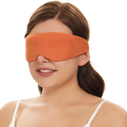 ALASKA BEAR Memory Foam Sleep Mask, Contoured Eye Cups for Women Men, Blue