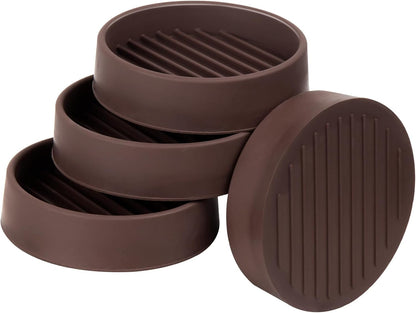 Furniture Pads 3x3 Non Slip Rubber Furniture Caster Cup for Hardwood Floors