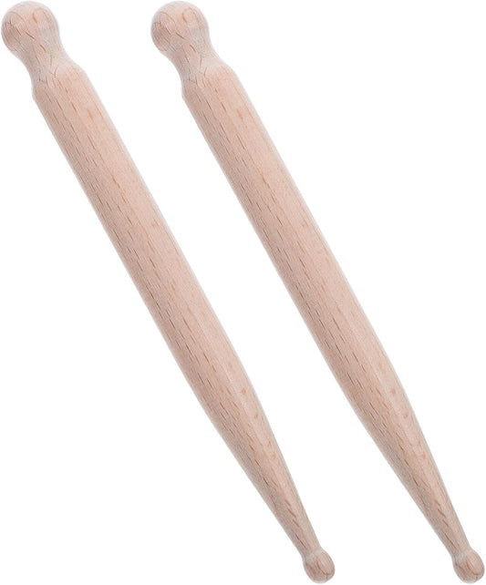 SOIMISS Wooden Acupoint Massage Stick 2pcs Set, Manual Trigger Point Massager for Neck, Back, and Feet, Beechwood Massage Cane for Home, Office, and Travel Use
