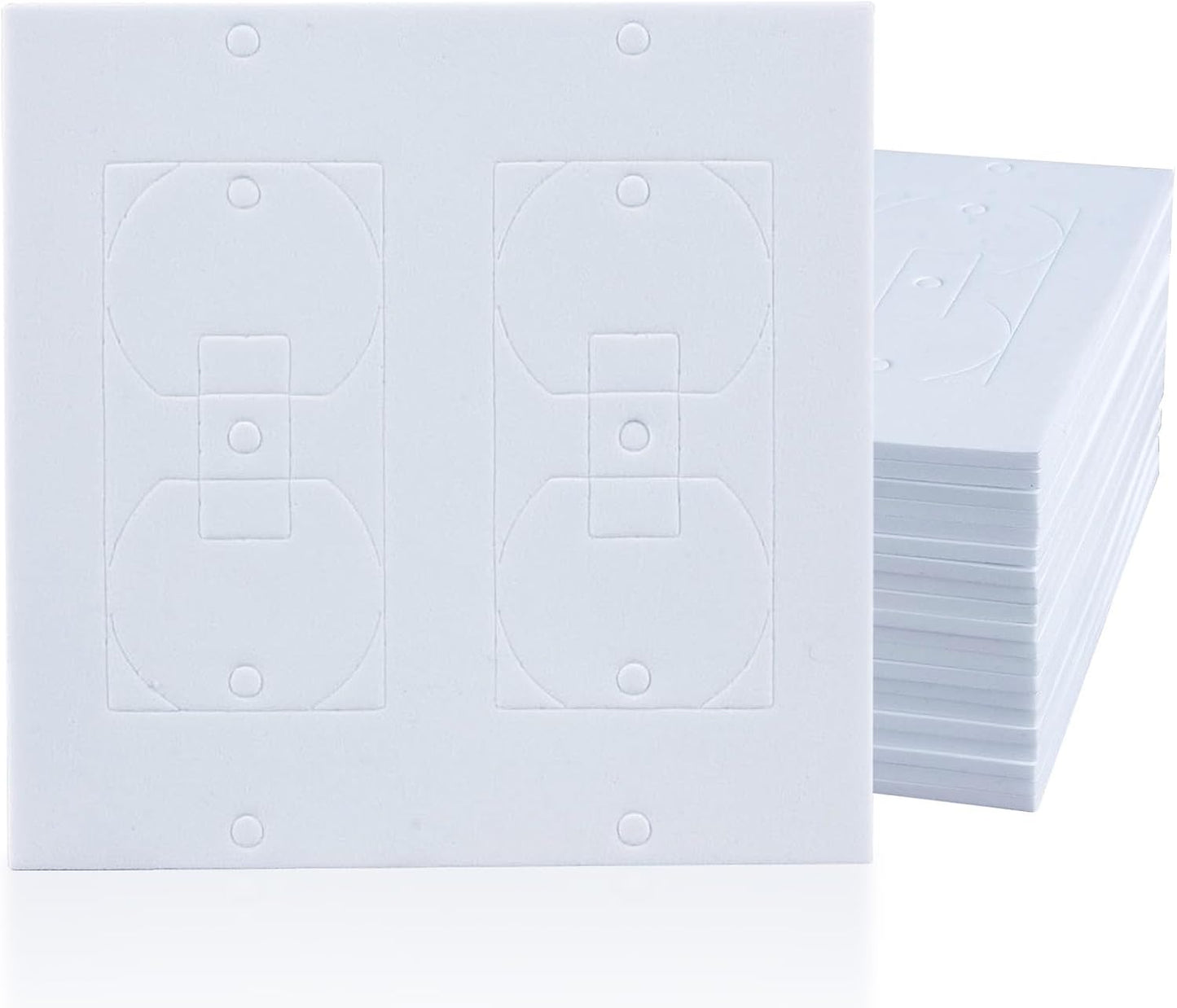 CARGEN Outlet Insulation Foam Pads Wall Draft Sealers 3mm EVA 30PCS Single | High-density flexible buffer requires no manual cutting; punch out unwanted sections for a custom fit