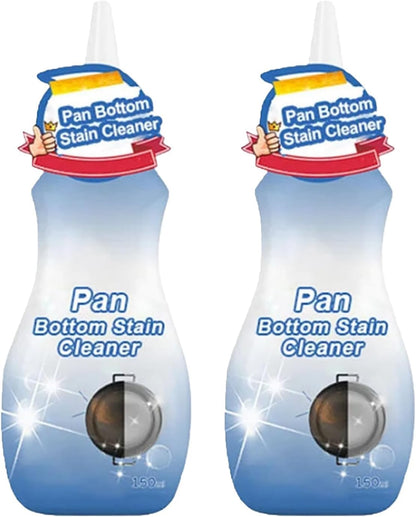 2PCS Pan Bottom Stain Cleaner, Gel Cleaner for Cookware Bottom, Kitchen Cleaner Spray Easy Off, Pot Cleaner For Bottom Of Pans, Foaming Heavy Oil Stain Cleaner, 150ml