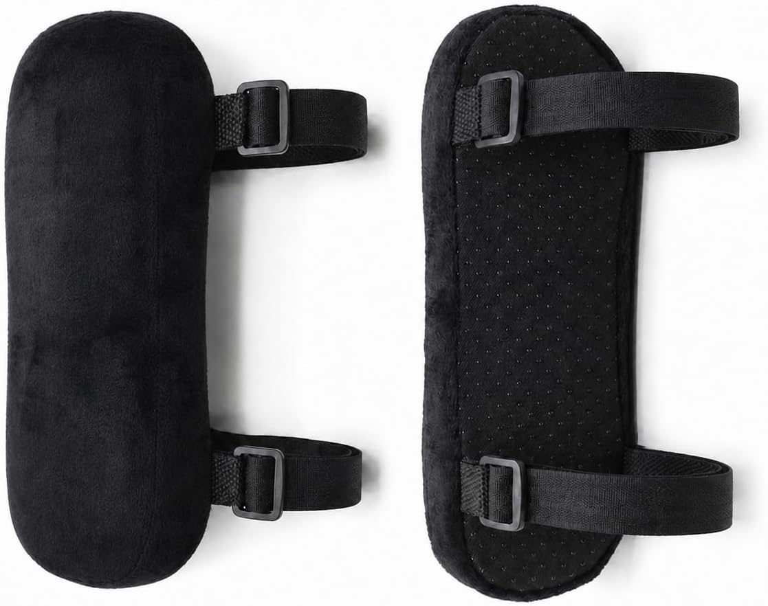 Office Chair Armrest Covers – Memory Foam Arm Pads with Cover