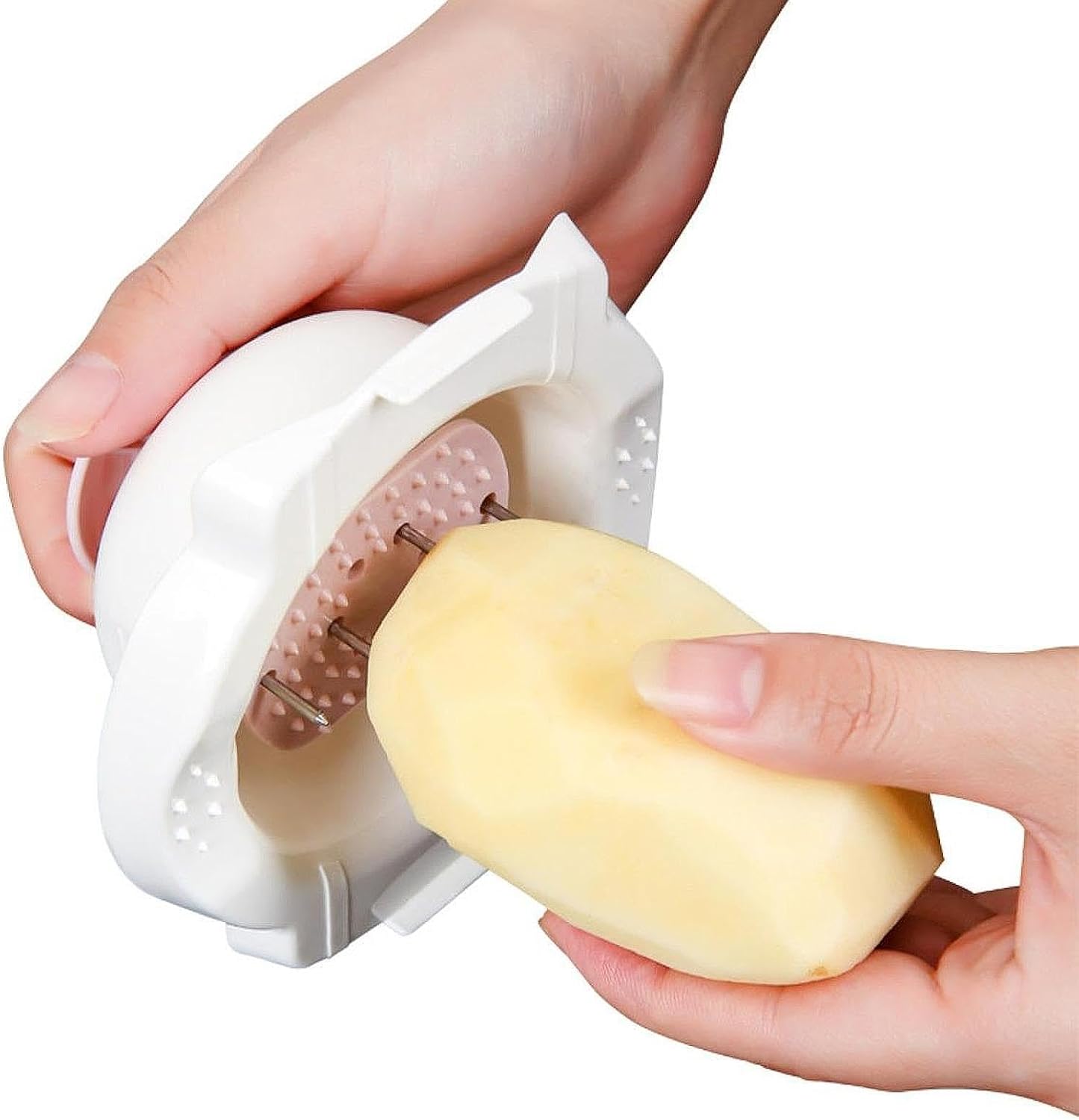 Grater Finger Guard Finger Protector Kitchen Helper Mandoline Accessory Anti-Slip Technology Made of PP for Kitchen Vegetable at Ho, Pink