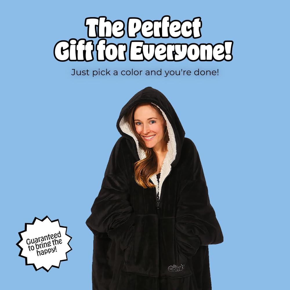 THE COMFY Original | Shark Tank | Patented | Sherpa Wearable Blanket Hoodie