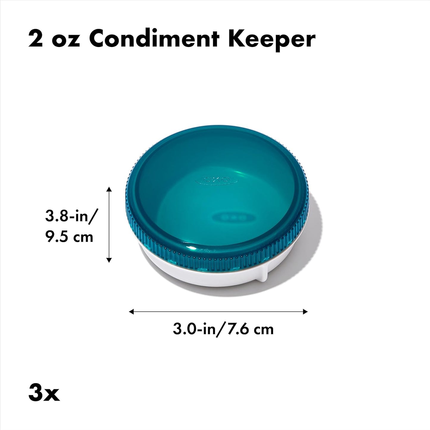 OXO Good Grips Prep and Go Container With Colander - Ocean Blue