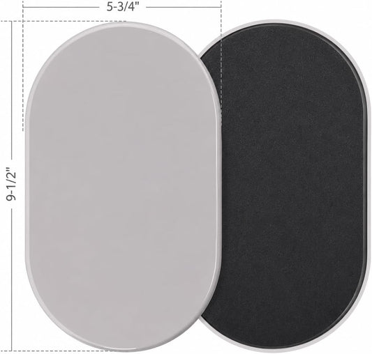 Furniture Sliders,16 PCS 9-1/2" Value Pack Large Oval Reusable Moving Pads for Carpet and Hardwood Floors, Heavy Duty Protector for Beds, Sofas, Dressers, Quickly and Easily Move