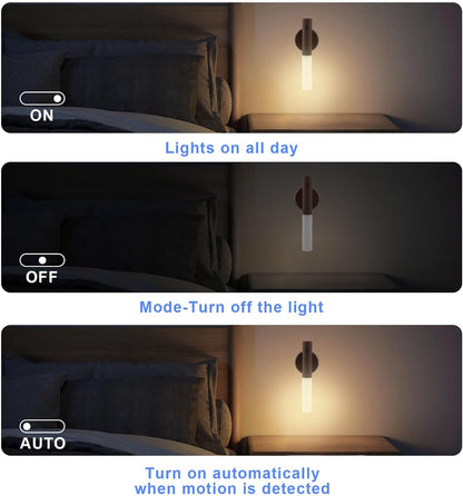 LANDGOO Motion Sensor Wall Sconce, Rechargeable, Night Lights, Warm White
