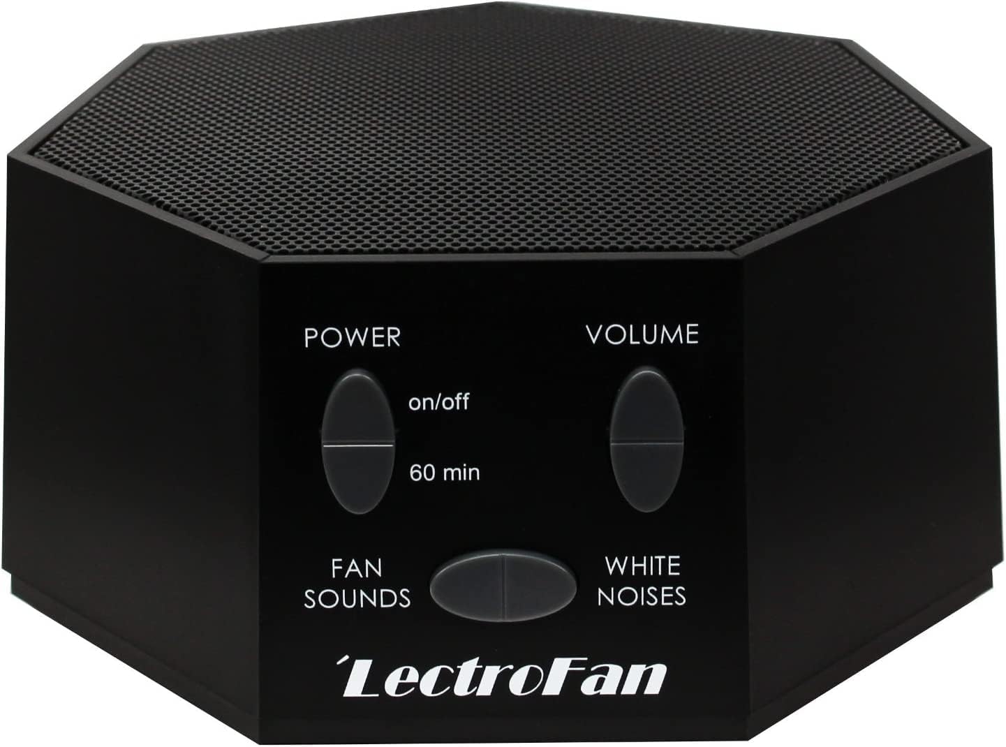 Adaptive Sound Technologies LectroFan Classic - Soothing Sound Machine for Sleep - Built-in Sleep Timer - Compact Design - Non-Looping Sounds - Speech Privacy - Black