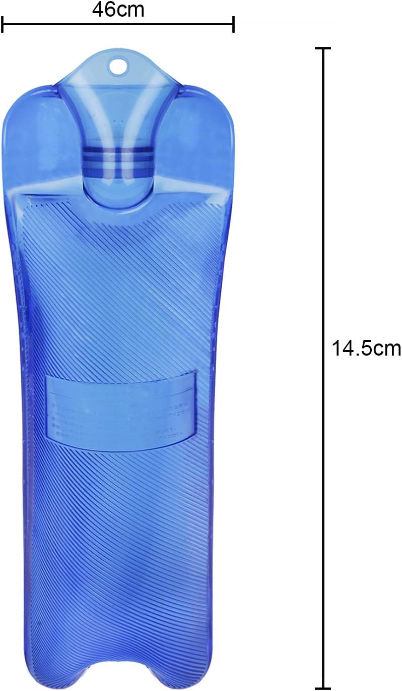 Hot Water Bottle, U Shaped PVC Explosion-Proof Hot Water Bottle Heating Pads Neck Shoulder Hand Warmer Heat Pack Hot Cold Therapy Pain Relief Neck Relaxing Warming Heating Wrap Pillow Hot Water Bag