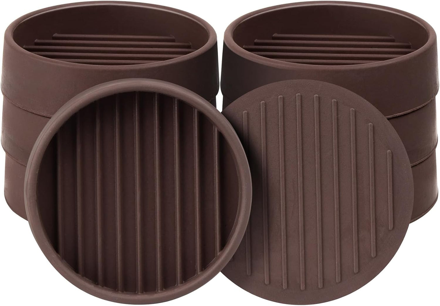 Furniture Pads 3x3 Non Slip Rubber Furniture Caster Cup for Hardwood Floors