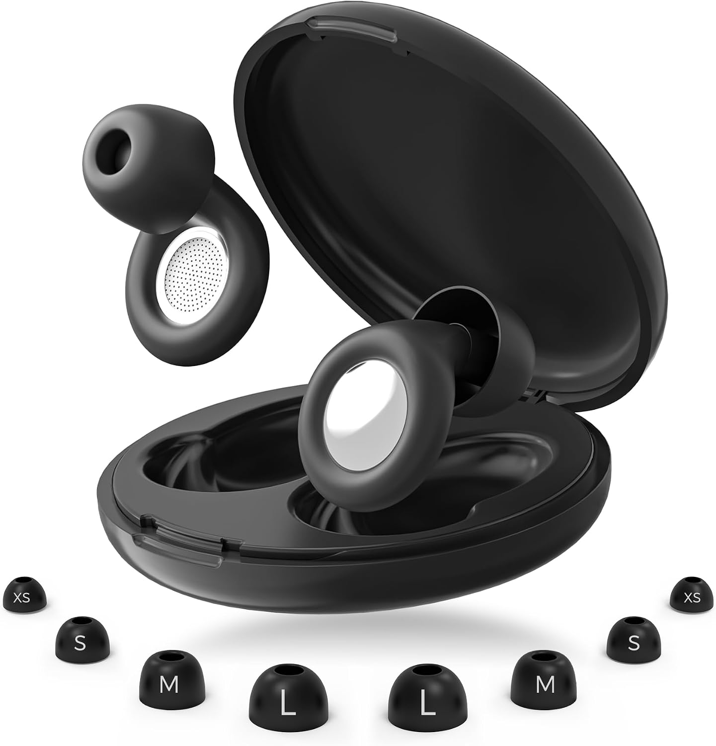 Reusable Sleep Noise-Canceling Earplugs, High-Fidelity Hearing Protection Earplugs, Ideal for Concerts, Travel, Library, Sleep, and Deep Focus Work | 20-35dB Noise Reduction(White)