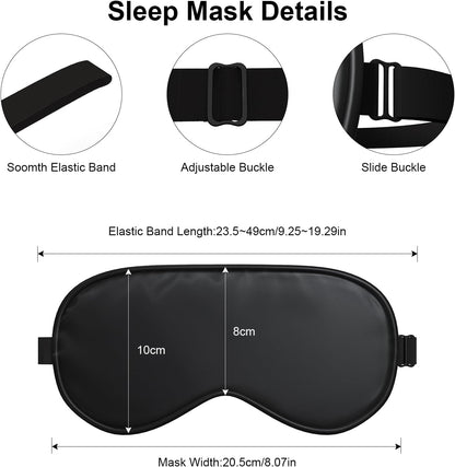 Sleep Mask Eye Mask for Men Women, 100% Blackout Zero Pressure Eye Patches