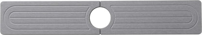 Diatomite Faucet Mat for Kitchen Sink, Quick-Dry Stone-Like Sink Mat, Flat Lay Absorbent Countertop Drying Mat for Faucet Area, Hard Diatomite Mat, Gray, 23.6 x 4 in
