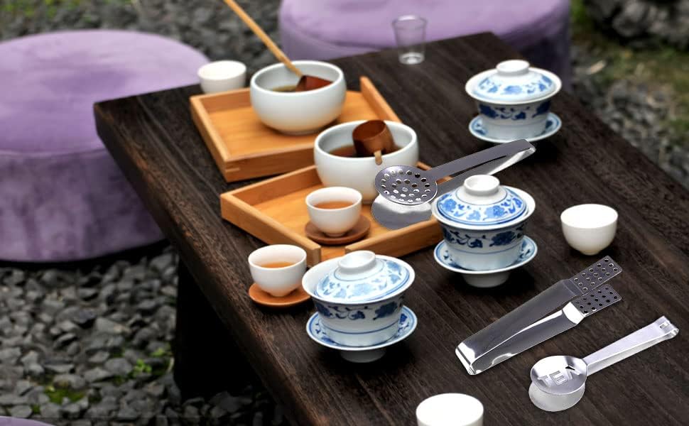 4 Pcs Stainless Steel Tea Bag Tongs Teabag Squeezer Strainer Holder Grip Metal Spoon Mini Sugar Clip Kitchen Bar Tools
