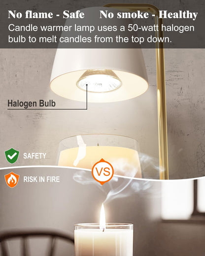 White Candle Warmer Lamp