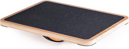 StrongTek Wooden Balance Board, Basic Rocker or Advanced 360° Wobble | Beginner-to-Advanced Options, Non-Slip Surface, Ankle Rehab, Physical Therapy, Core Stability and Balance Training