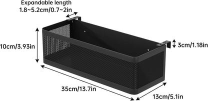 Bedside Caddy Shelf for Bunk Bed, White, L13.78in*W5.12in*H3.94in